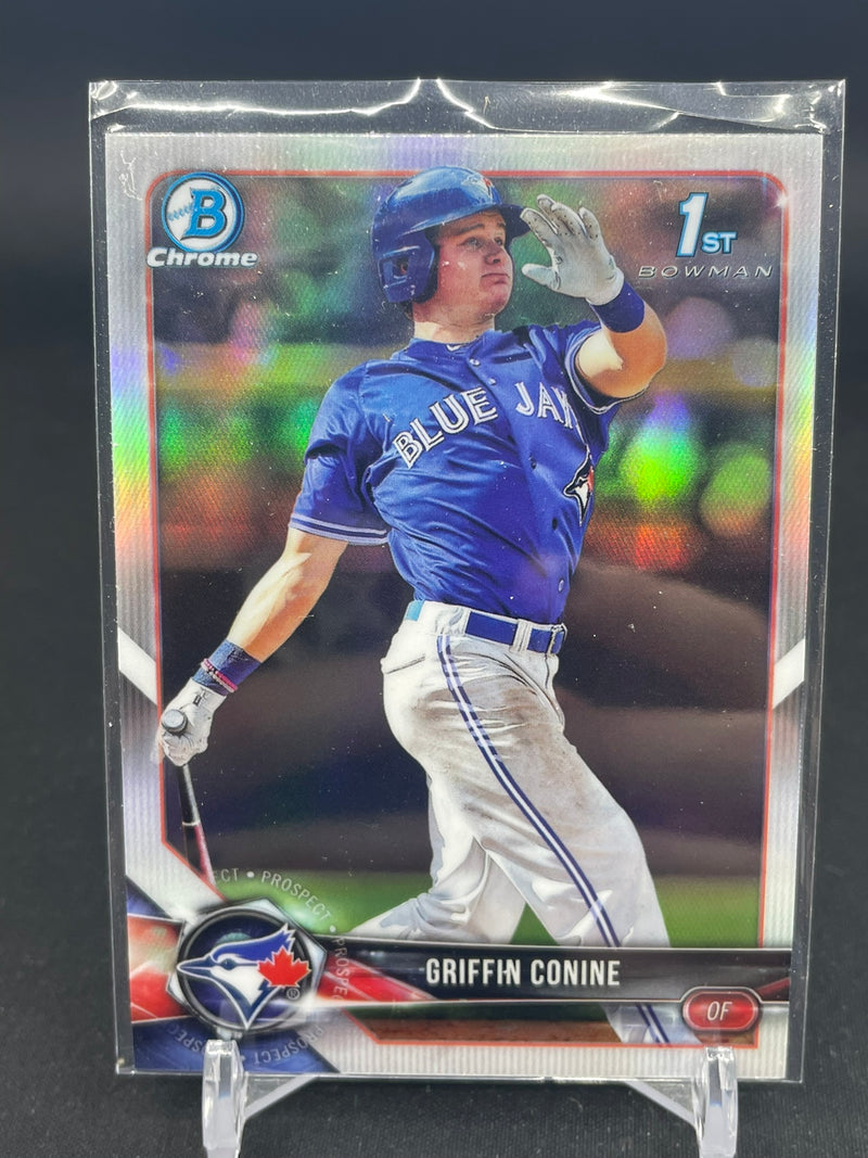 2018 TOPPS BOWMAN DRAFT - 1ST BOWMAN CHROME - REFRACTOR - G. CONINE -