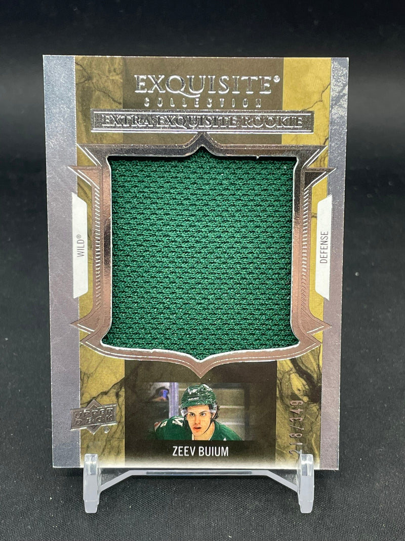 2025 UPPER DECK EXQUISITE COLLECTION - EXTRA EXQUISITE ROOKIE - Z. BUIUM - #ECER-ZB - #'D/349 - RELIC - RC
