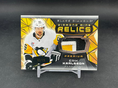 2025 UPPER DECK DIAMOND - DIAMOND MINE RELICS - E. KARLSSON - #DMR-EK - #'D/25 - RELIC