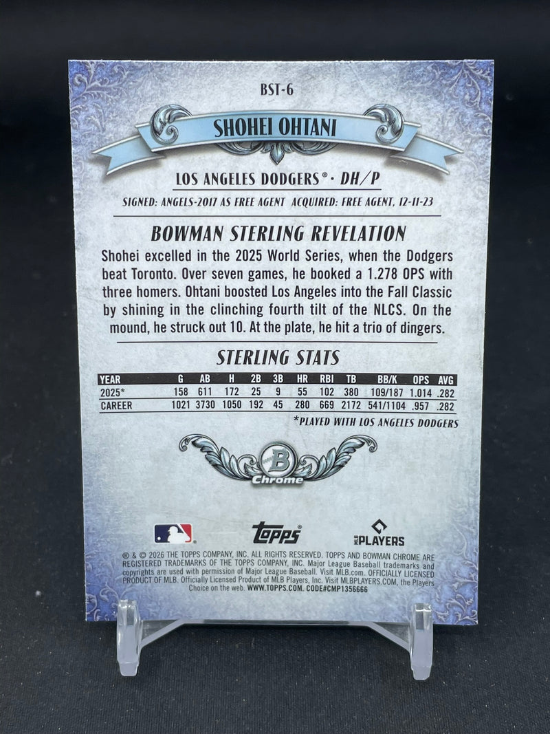 2026 TOPPS BOWMAN CHROME - MOJO - BOWMAN STERLING - S. OHTANI -