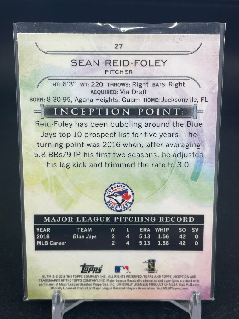 2019 TOPPS INCEPTION - GREEN - S. REID-FOLEY -