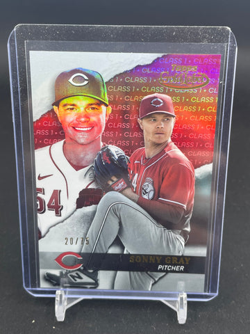2020 TOPPS GOLD LABEL - CLASS 1 - RED - S. GRAY - #30 - #'D/75