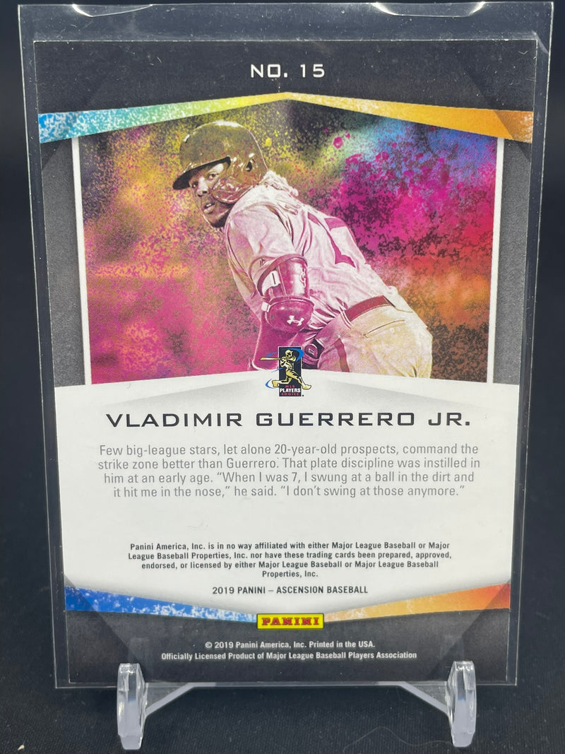 2019 PANINI ASCENSION - GOLD - V. GUERRERO JR. - #15 - #'D/199 - RC