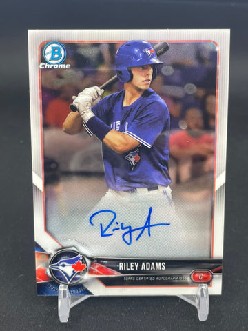 2018 TOPPS BOWMAN CHROME - R. ADAMS - #BCPA-RAD - AUTOGRAPH
