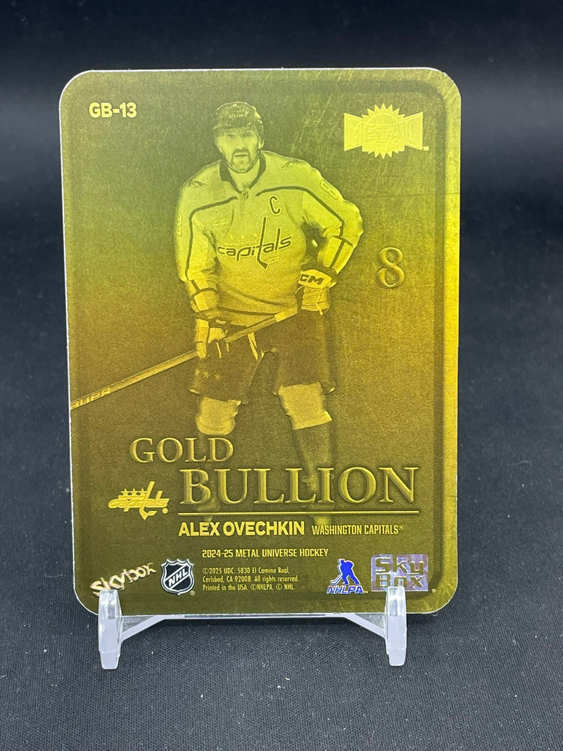 2024 UPPER DECK METAL UNIVERSE SKYBOX - GOLD BULLION - A. OVECHKIN -