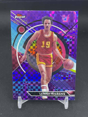 2023 TOPPS FINEST - PURPLE CHECKERBOARD - L. WILKENS - #67 - #'D/125