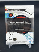 2023 TOPPS FINEST - BLUE GEOMETRIC - D. HOUSE - #FA-DH - #'D/99 - AUTOGRAPH