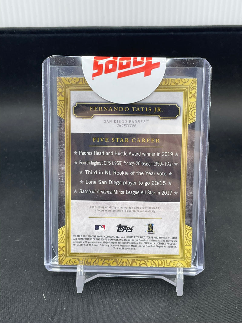 2020 TOPPS FIVE STAR - BLUE - F. TATIS JR. - #FSA-FTJ - #'D/25 - AUTOGRAPH
