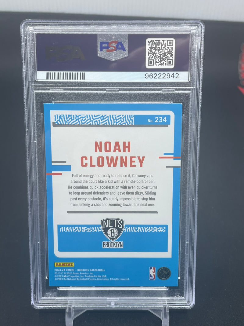 2023 PANINI DONRUSS - HOLO GREEN LASER RATED ROOKIE - N. CLOWNEY -