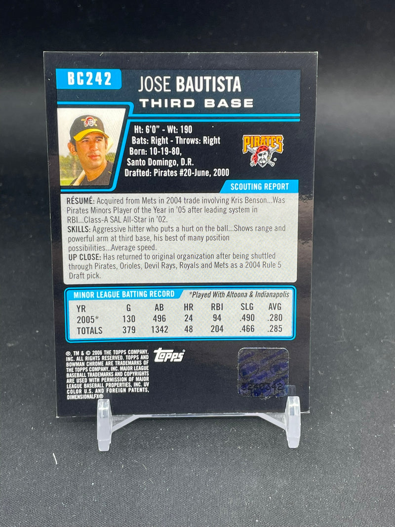 2006 TOPPS BOWMAN CHROME - J. BAUTISTA -
