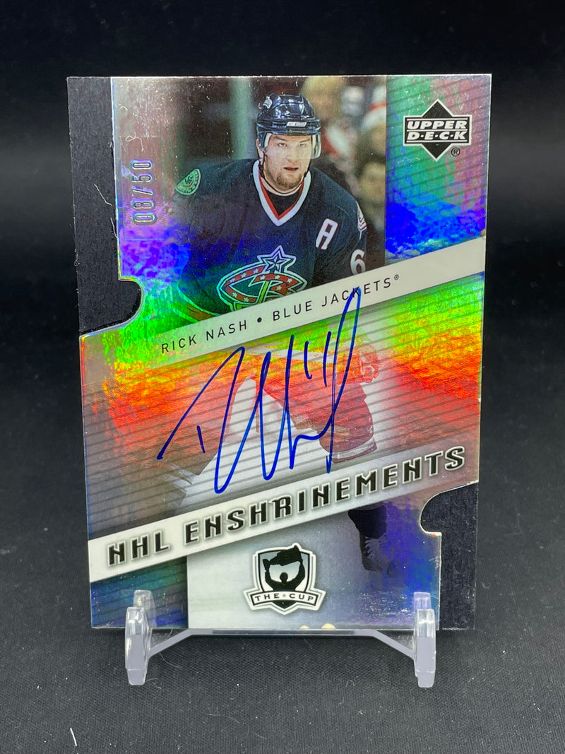 2006 UPPER DECK THE CUP - NHL ENSHRINEMENT - R. NASH - #E-RN - #'D/50 - AUTOGRAPH