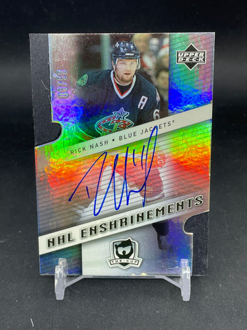 2006 UPPER DECK THE CUP - NHL ENSHRINEMENT - R. NASH - #E-RN - #'D/50 - AUTOGRAPH