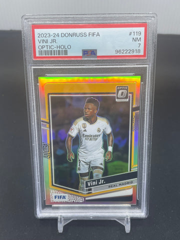 2023 PANINI DONRUSS FIFA - OPTIC HOLO - VINIR JR. - #119 - PSA 7