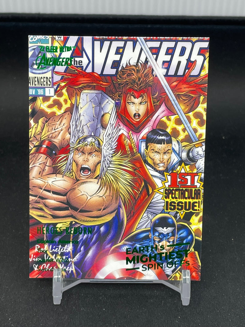 2022 UPPER DECK FLEER ULTRA MARVEL - GREEN FOIL - EARTH'S MIGHTIEST SPIN OFFS -