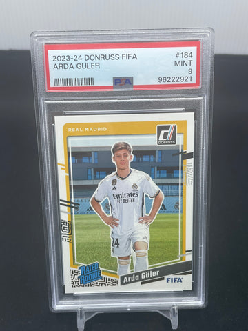 2023 PANINI DONRUSS FIFA - RATED ROOKIE - A. GULER - #184 - PSA 9 - RC