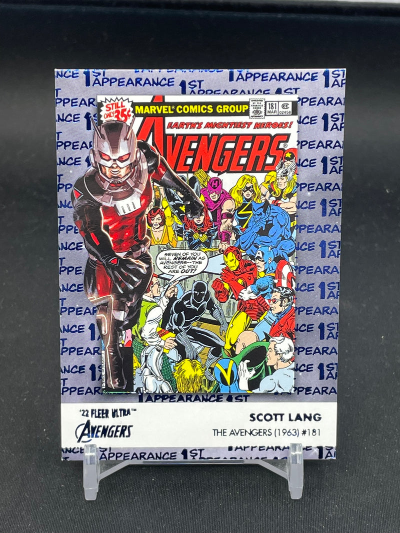 2022 UPPER DECK FLEER ULTRA MARVEL - BLUE FOIL - 1ST APPEARANCE - SCOTT LANG - #FA-9 - #'D/360