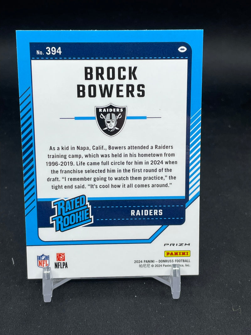 2024 PANINI DONRUSS OPTIC - PINK PRIZM - RATED ROOKIE - B. BOWERS -