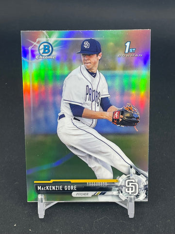 2017 TOPPS BOWMAN DRAFT - CHROME REFRACTOR - 1ST BOWMAN - M. GORE - #BDC-25