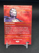 2022 UPPER DECK FLEER ULTRA MARVEL - RED FOIL - 1ST APPEARANCE - IRON PATRIOT - #FA-15 - #'D/141