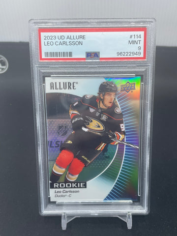 2023 UPPER DECK ALLURE - ROOKIE - L. CARLSSON - #114 - PSA 9 - RC