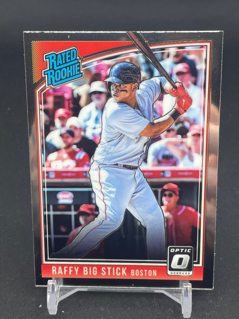 2018 PANINI DONRUSS OPTIC - RATED ROOKIE - (RAFFY BIG STICK) R. DEVERS -