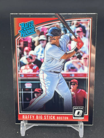 2018 PANINI DONRUSS OPTIC - RATED ROOKIE - (RAFFY BIG STICK) R. DEVERS - #35