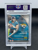 2021 PANINI SPECTRA - NEON PINK - T. LAWRENCE - #201 - #'D/25 - RELIC - AUTOGRAPH - PSA 9 - RC