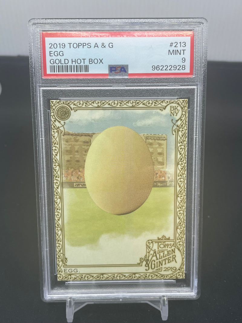 2019 TOPPS ALLEN & GINTER - GOLD HOT BOX - EGG -