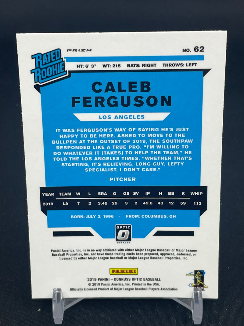 2019 PANINI DONRUSS OPTIC - PRIZM - RATED ROOKIE - C. FERGUSON -