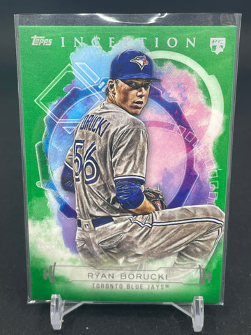 2019 TOPPS INCEPTION - GREEN - R. BORUCKI - #32 - RC