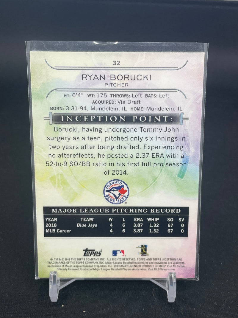 2019 TOPPS INCEPTION - GREEN - R. BORUCKI -
