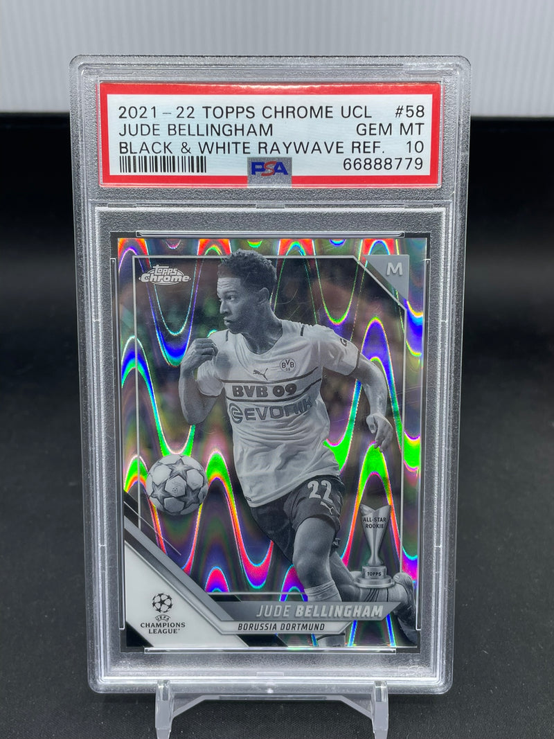 2021 TOPPS CHROME UCL - B/W RAYWAVE REFRACTOR - J. BELLINGHAM -