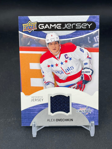 2012 UPPER DECK SERIES ONE - UD GAME JERSEY - A. OVECHKIN - #GJ-AO - RELIC