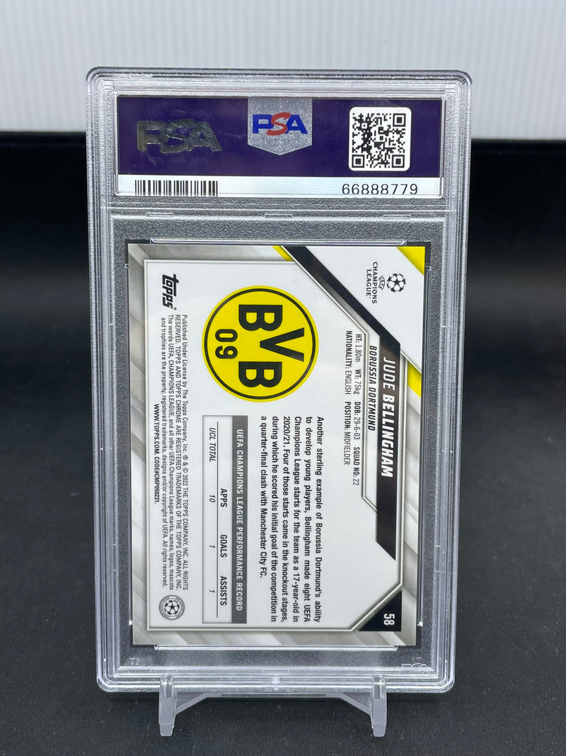 2021 TOPPS CHROME UCL - B/W RAYWAVE REFRACTOR - J. BELLINGHAM -