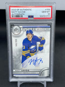 2023 UPPER DECK SP AUTHENTIC - FUTURE WATCH AUTO - M. SAVOIE - #159 - #'D/999 - AUTOGRAPH - PSA 10 - RC
