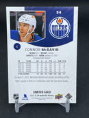 2025 UPPER DECK SP AUTHENTIC - LIMITED GOLD - C. MCDAVID - #94 - #'D/99