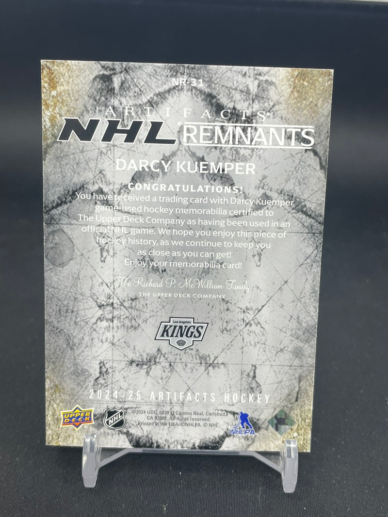 2024 UPPER DECK ARTIFACTS - NHL REMNANTS - D. KUEMPER -