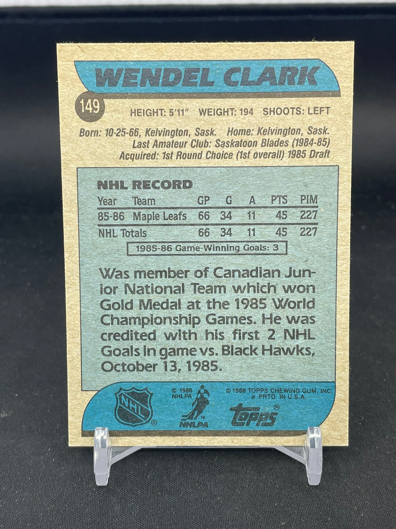 1986 TOPPS - W. CLARK -