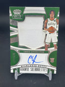 2023 PANINI CROWN ROYALE - ROOKIE SILHOUETTES - C. LIVINGSTON - #127 - #'D/125 - RELIC - AUTOGRAPH - RC