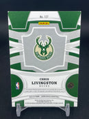 2023 PANINI CROWN ROYALE - ROOKIE SILHOUETTES - C. LIVINGSTON - #127 - #'D/125 - RELIC - AUTOGRAPH - RC