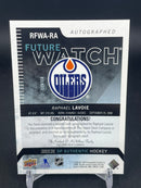 2023 UPPER DECK SP AUTHENTIC - RETRO FUTURE WATCH AUTO - R. LAVOIE - #RFWA-RA - #'D/699 - AUTOGRAPH - RC