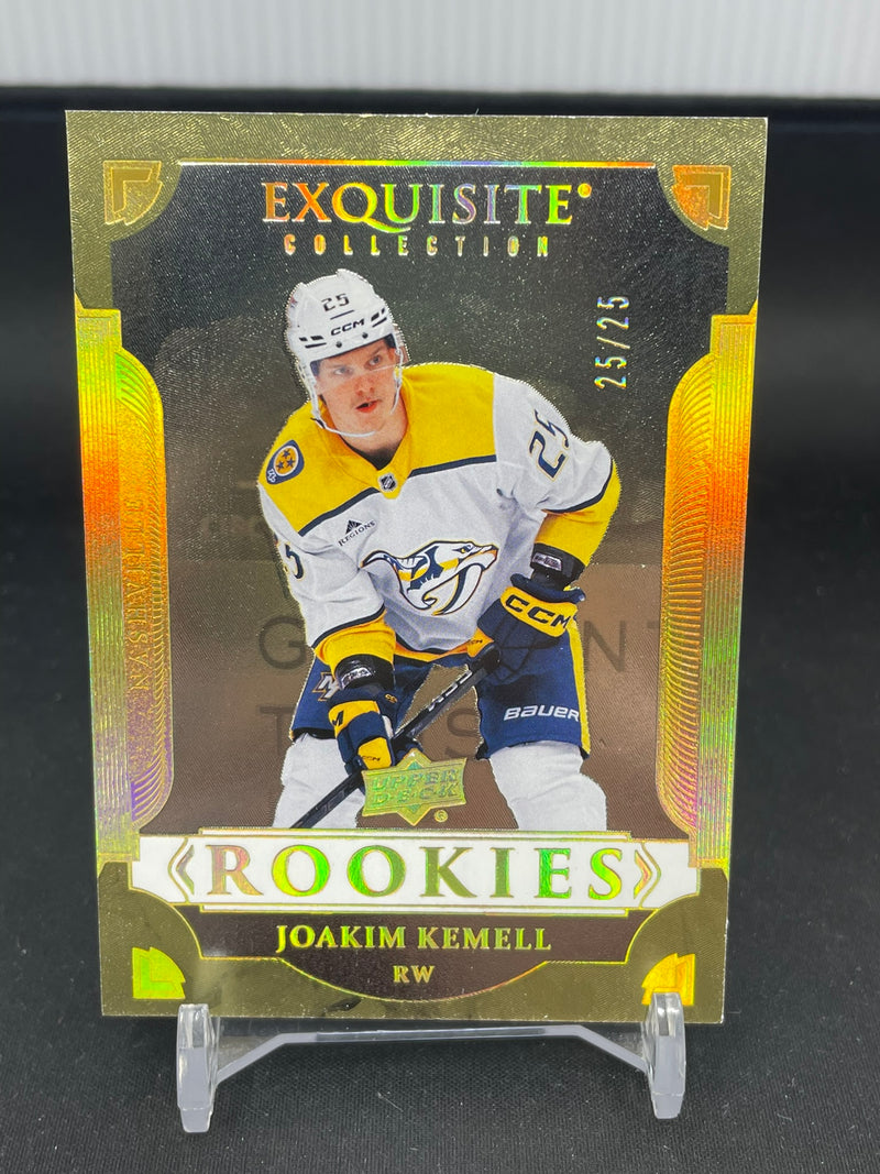 2025 UPPER DECK EXQUISITE - GOLD - ROOKIES - J. KEMELL - #R-JK - #'D/25 - RC