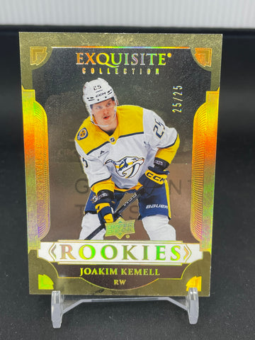2025 UPPER DECK EXQUISITE - GOLD - ROOKIES - J. KEMELL - #R-JK - #'D/25 - RC