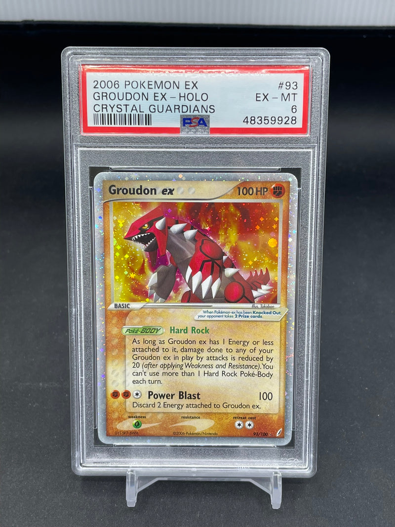 POKEMON - EX CRYSTAL GUARDIANS - GROUDON EX - HOLO -