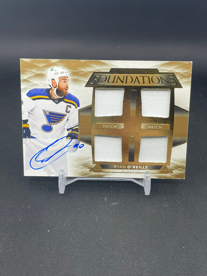2021 UPPER DECK THE CUP - FOUNDATIONS - R. O'RIELLY - #F-RO - #'D/5 - QUAD RELIC - AUTOGRAPH