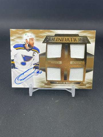 2021 UPPER DECK THE CUP - FOUNDATIONS - R. O'RIELLY - #F-RO - #'D/5 - QUAD RELIC - AUTOGRAPH