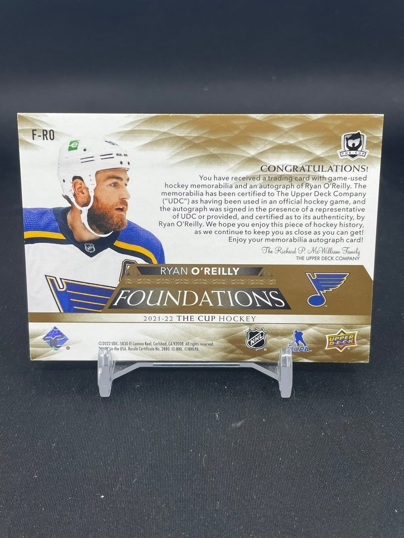 2021 UPPER DECK THE CUP - FOUNDATIONS - R. O'RIELLY - #F-RO - #'D/5 - QUAD RELIC - AUTOGRAPH
