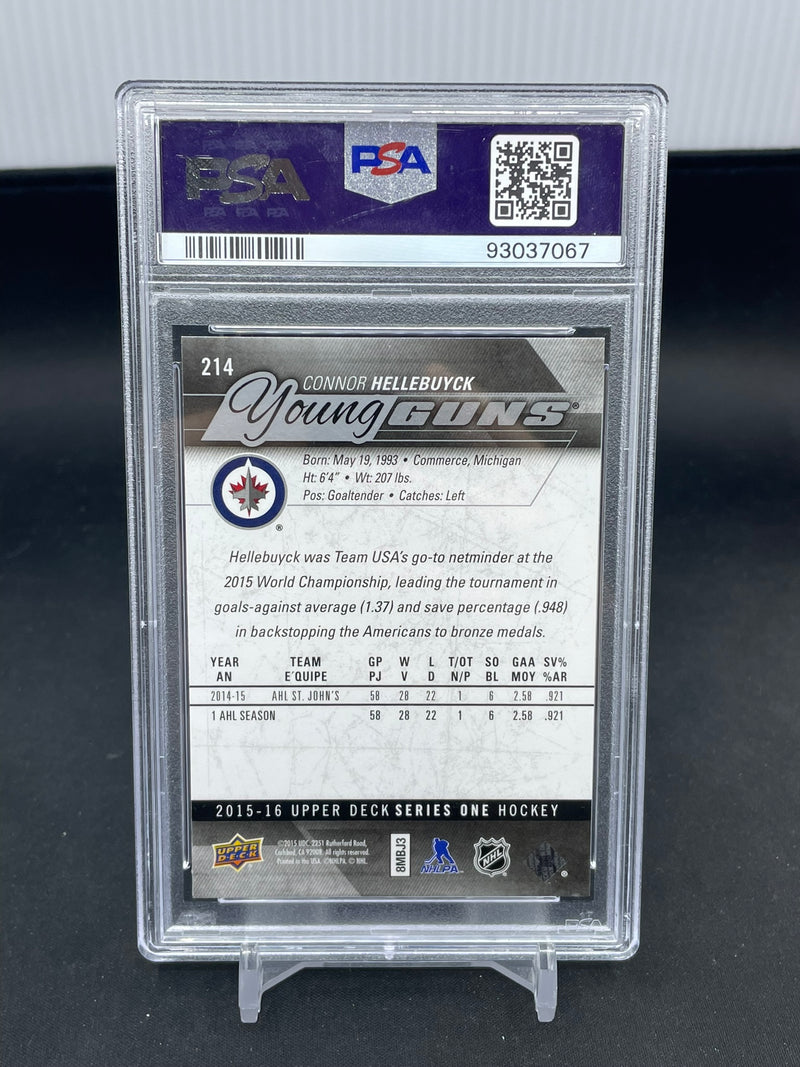 2015 UPPER DECK SERIES ONE - YOUNG GUNS - C. HELLEBUYCK -
