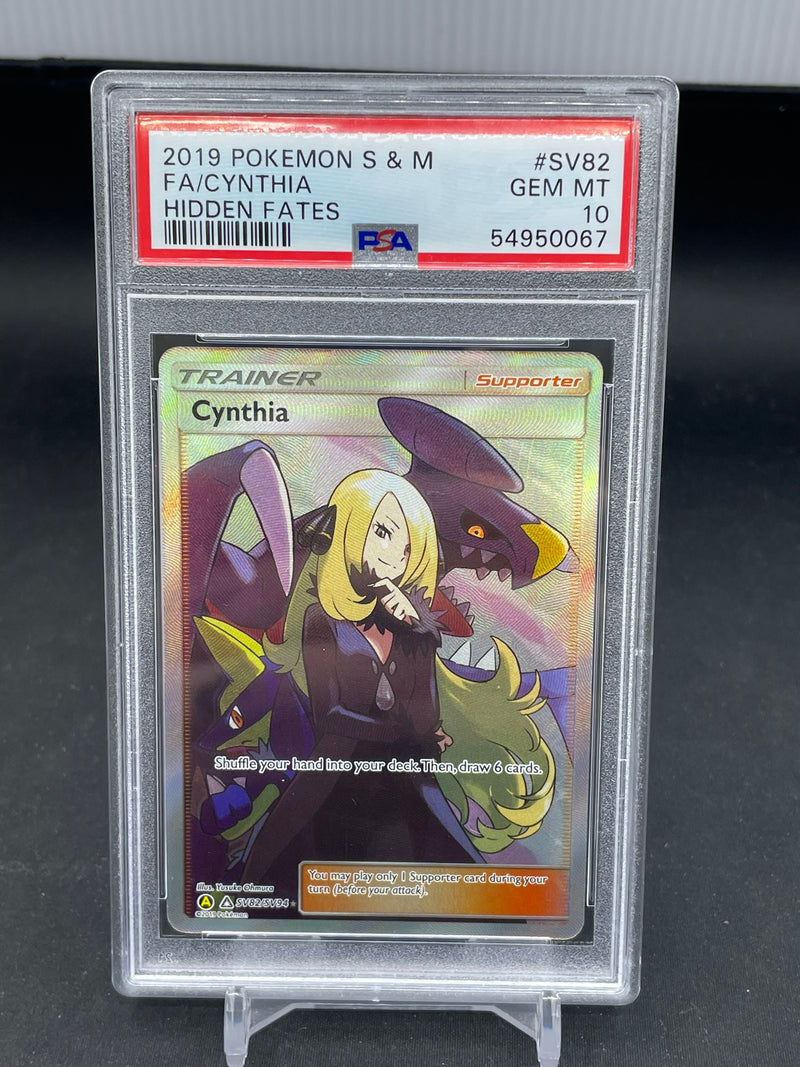 POKEMON - HIDDEN FATES - CYNTHIA - FULL ART -