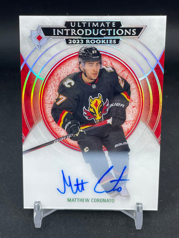 2023 UPPER DECK ULTIMATE - ULTIMATE INTRODUCTIONS 2023 ROOKIES - M. CORONATO - #UI-36 - AUTOGRAPH - RC